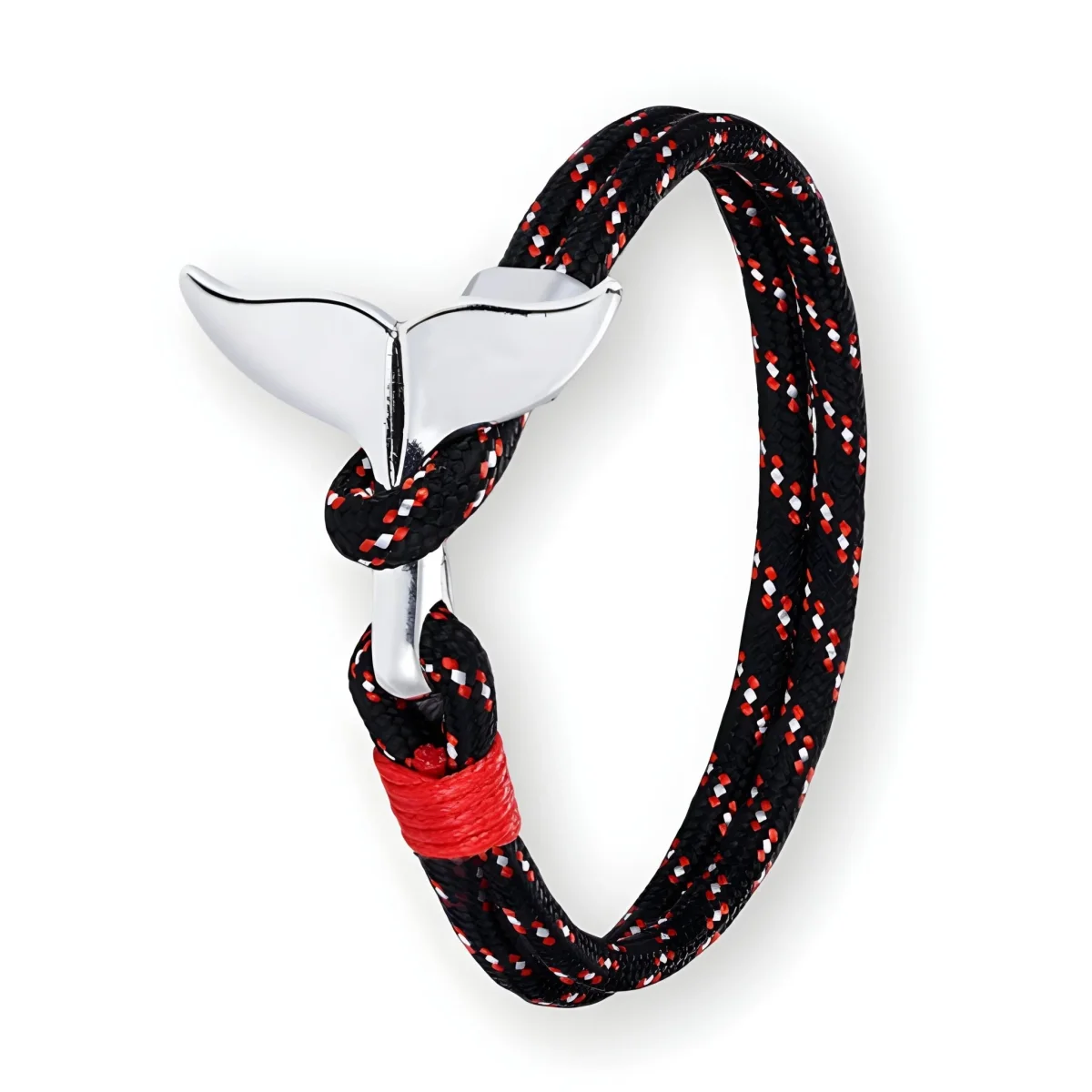 Bracelet cordon pour homme, queue de baleine, multicolore, modèle Ben – Image 2