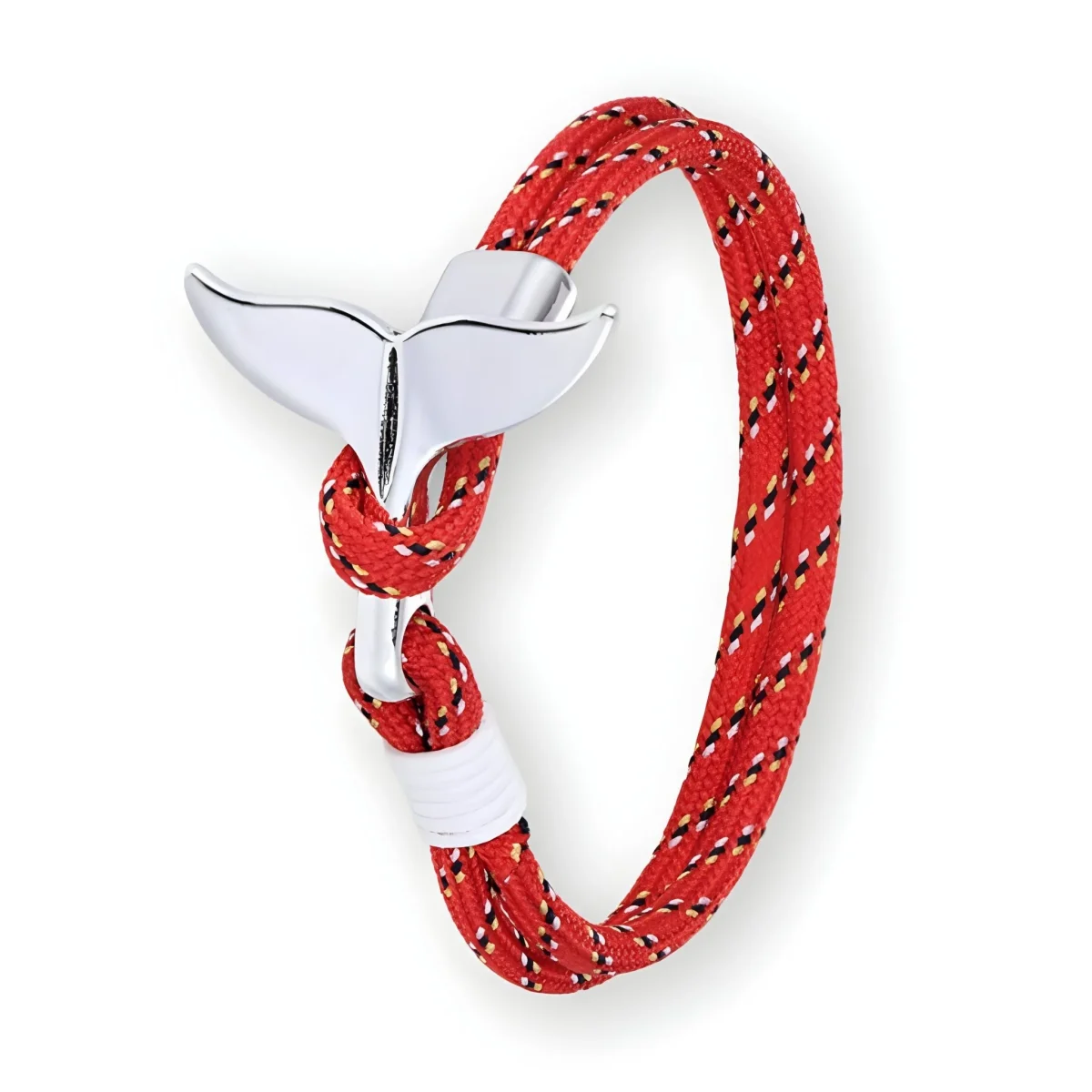 Bracelet cordon pour homme, queue de baleine, multicolore, modèle Ben – Image 3